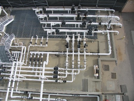 Fuel Pipes Aerial View Fuel Pipes Aerial View
